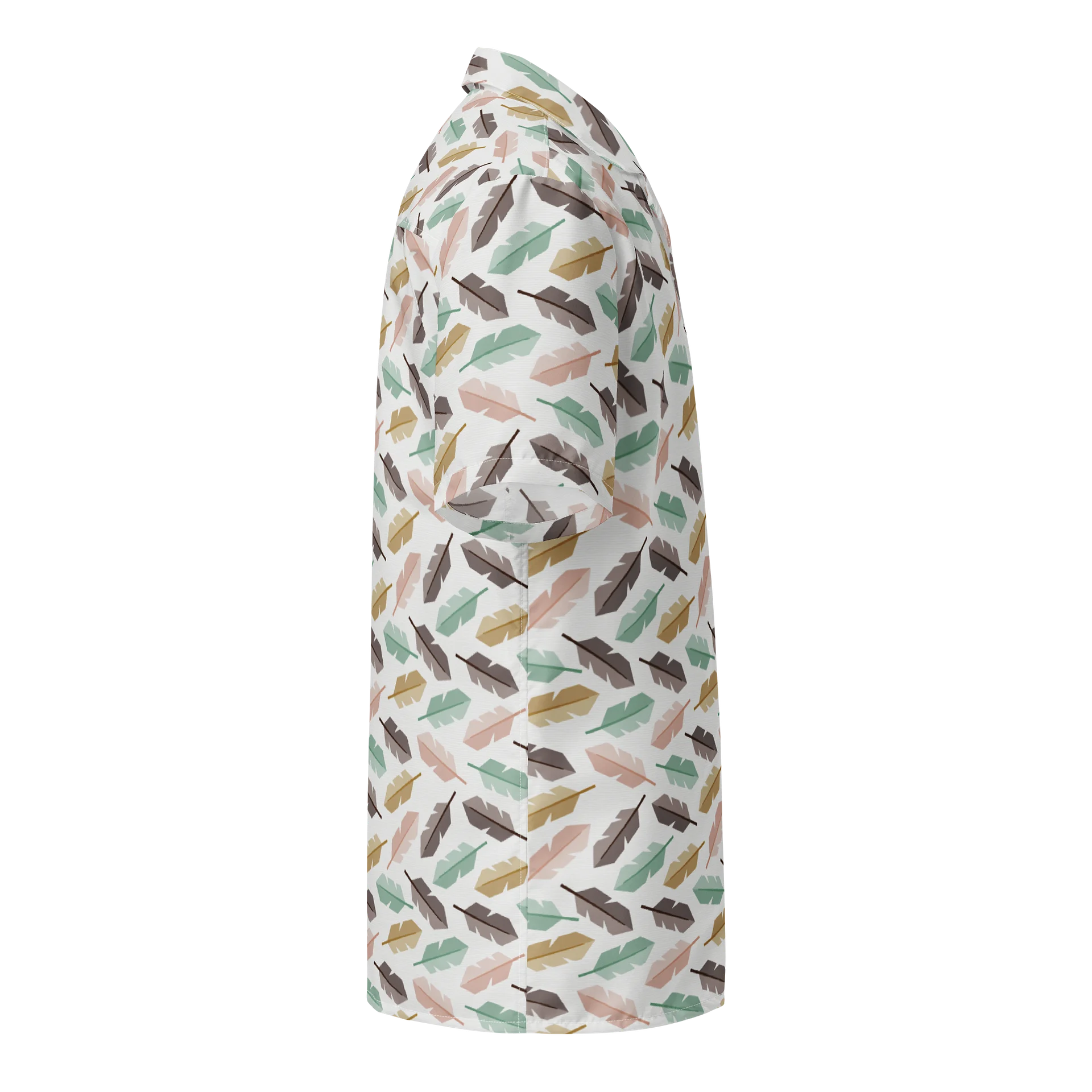 Mid-Century Modern Feathers Hawaiian Shirt product image (4)