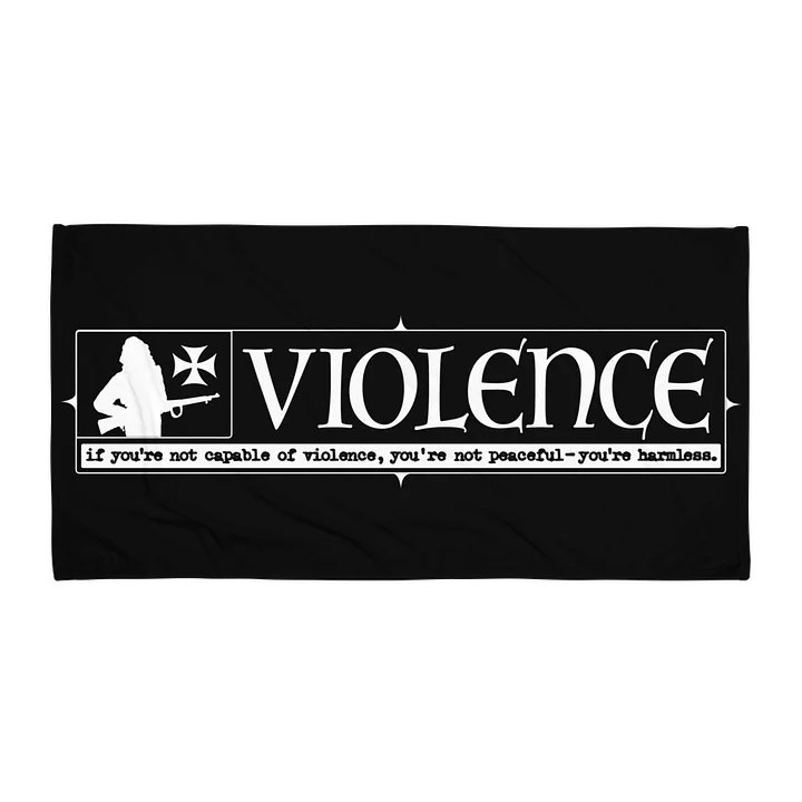 VIOLENCE TOWEL product image (1)