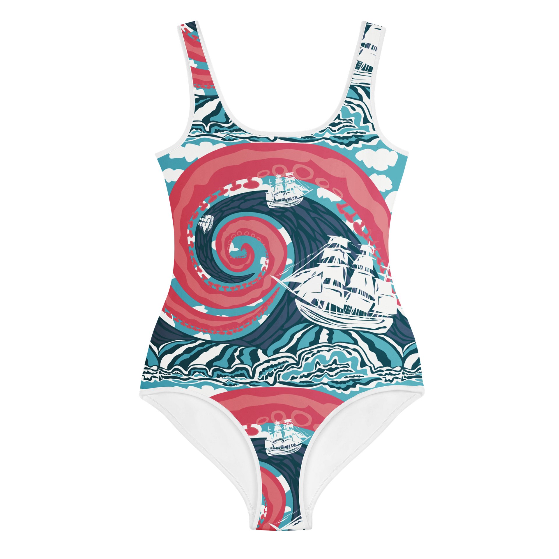 Kraken Nautical Adventure Youth Swimsuit product image (1)
