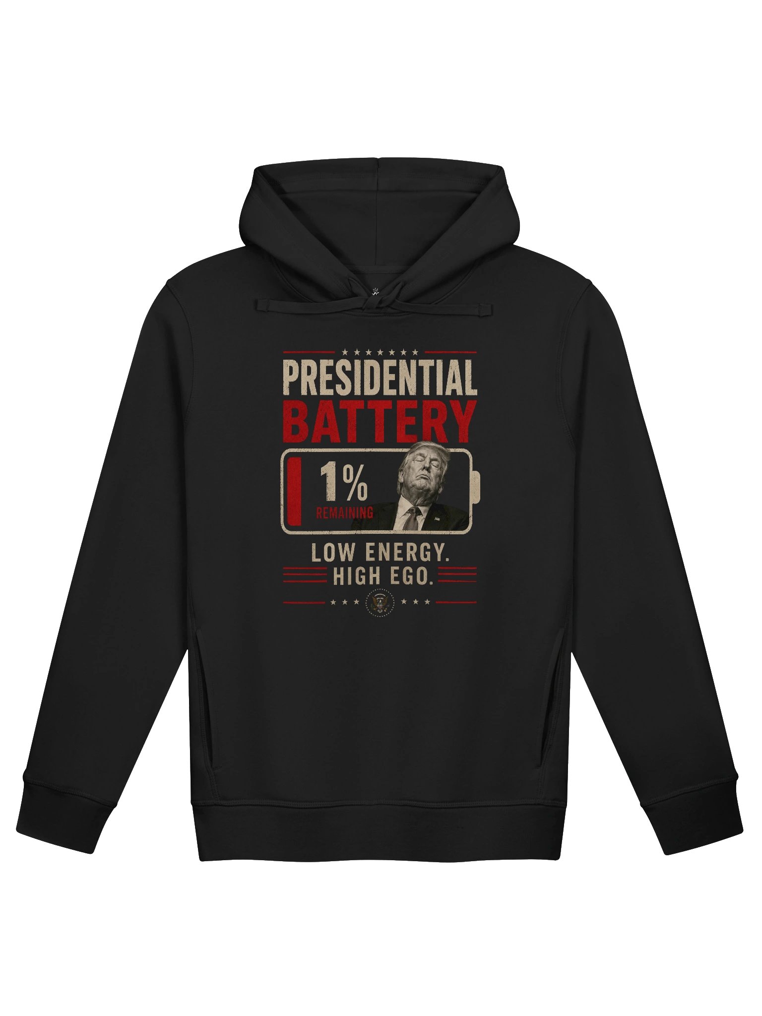 Dozy Don Low Battery Stanley/Stella Unisex Organic Side Pocket Hoodie product image (1)
