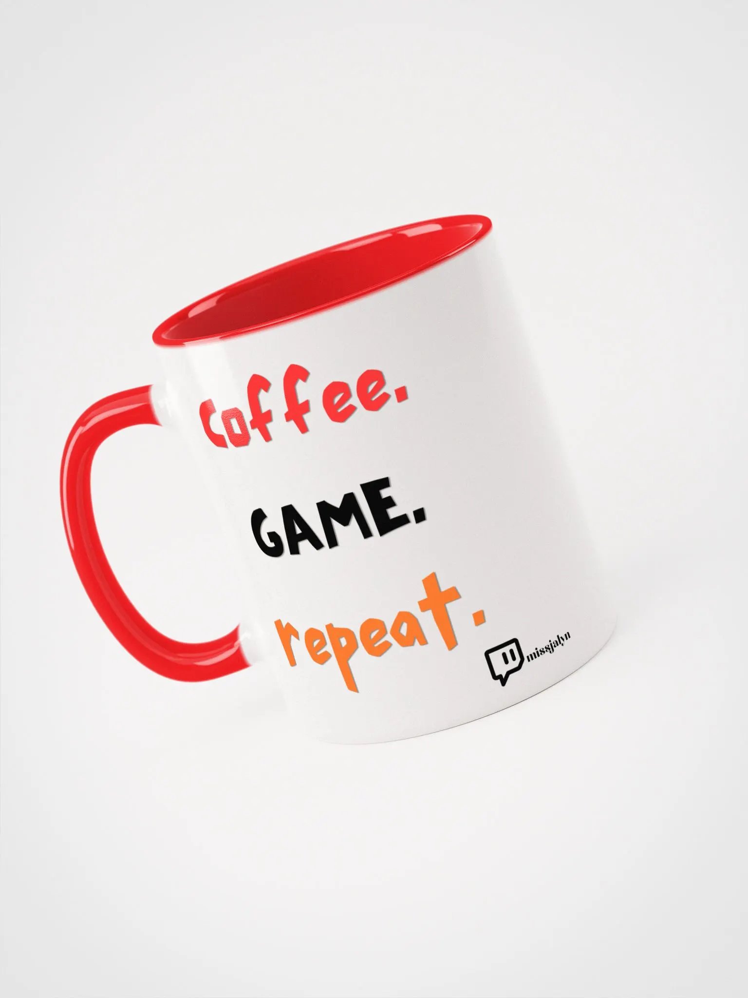 coffee. GAME. repeat Coffee Cup w/ logo product image (3)