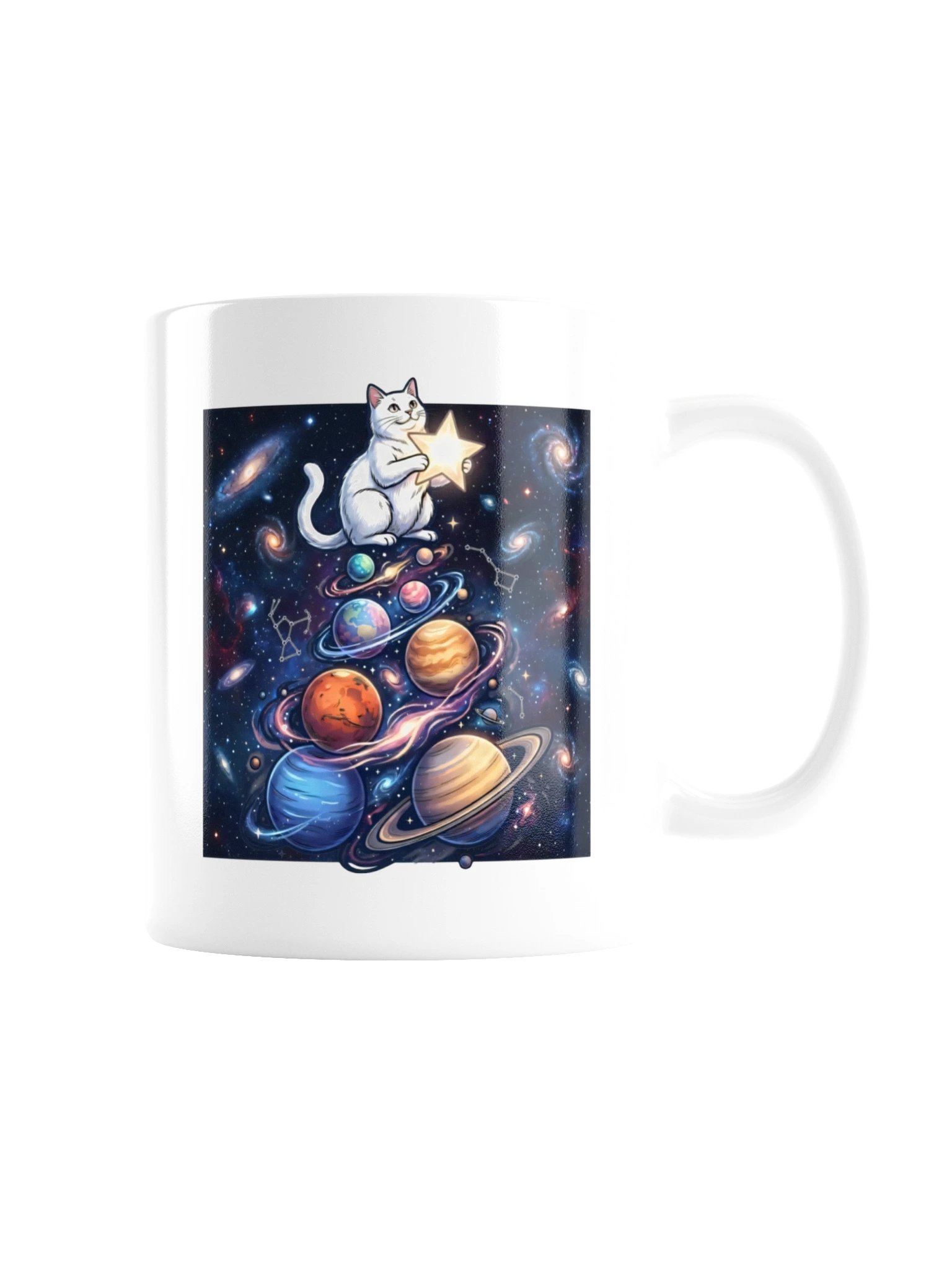 Star Tree Cat Mug product image (3)