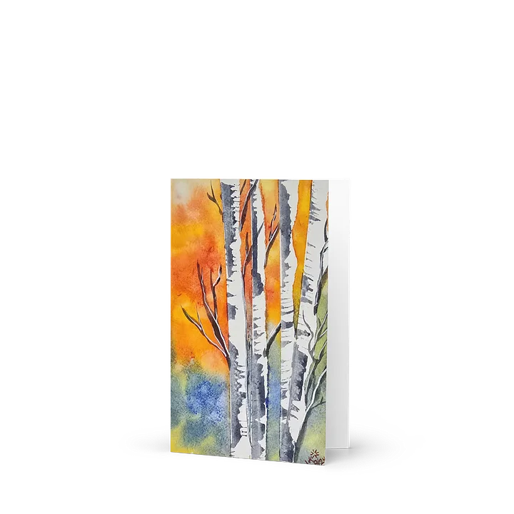 Fall Birch - Greeting Card product image (1)