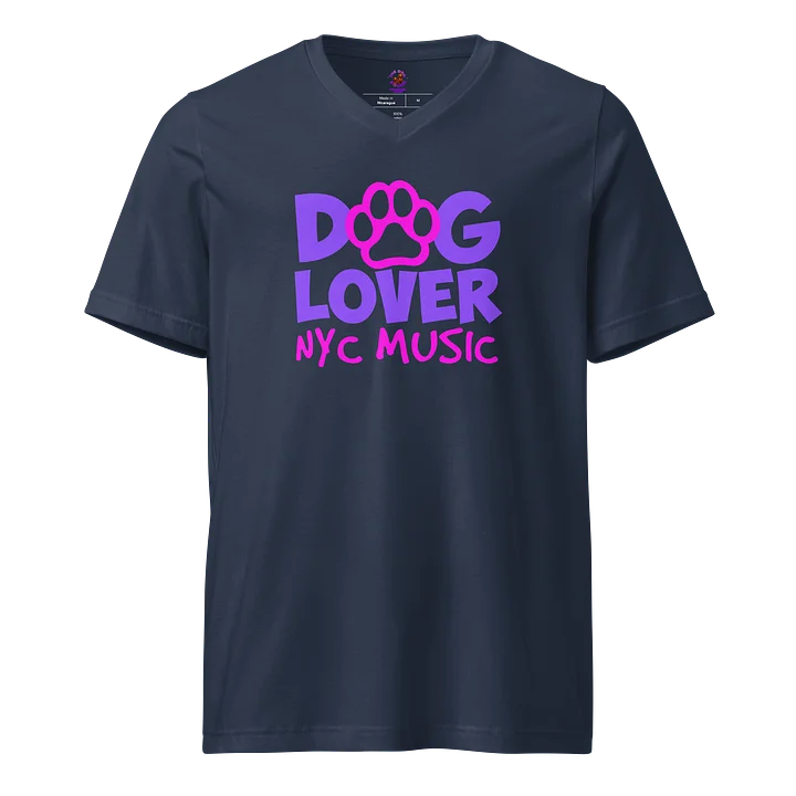 DogLoverNYCmusic Logo V-Neck product image (19)