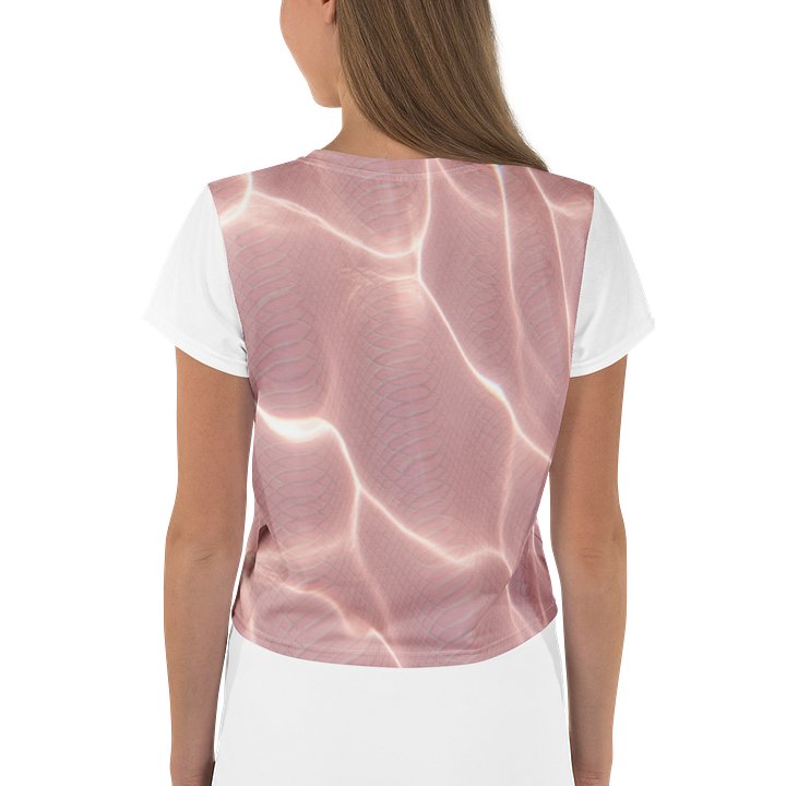 Blush rippled croptop tee product image (2)