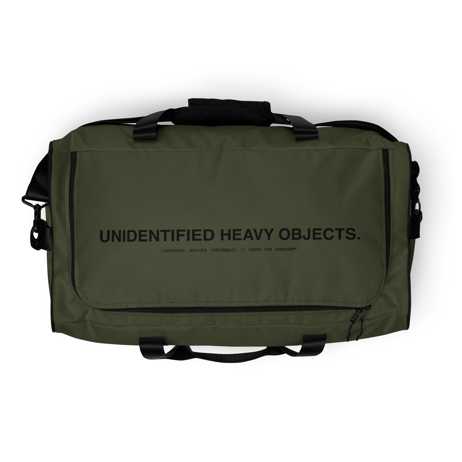 THE UNKNOWN™ — Signature Gym Duffel // Olive product image (8)