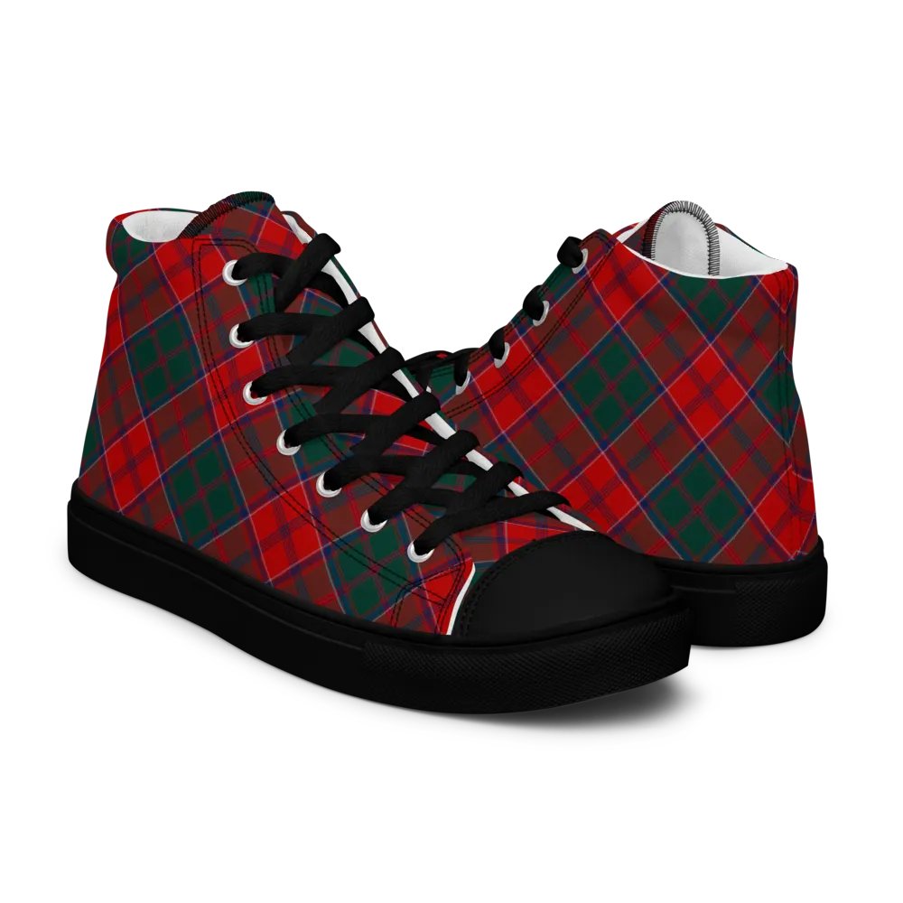 Grant Tartan Men's High Top Shoes product image (7)