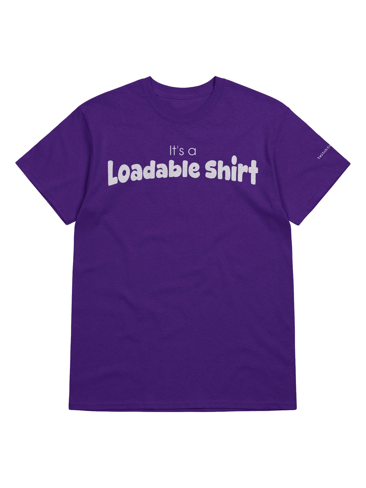 Loadable Shirt - chunky text, weird a! product image (5)