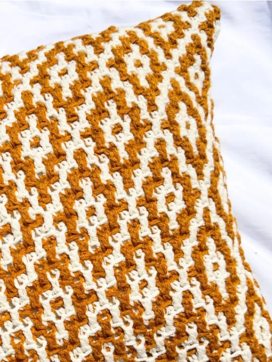 Crochet Mosaic Cushion Cover Pattern product image (5)