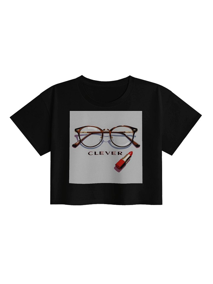 Clever Chic Eyewear & Lipstick Crop Top Set product image (1)