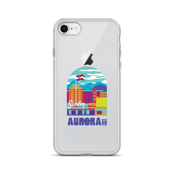 Aurora Cityscape iPhone Case (Multicolor) product image (1)