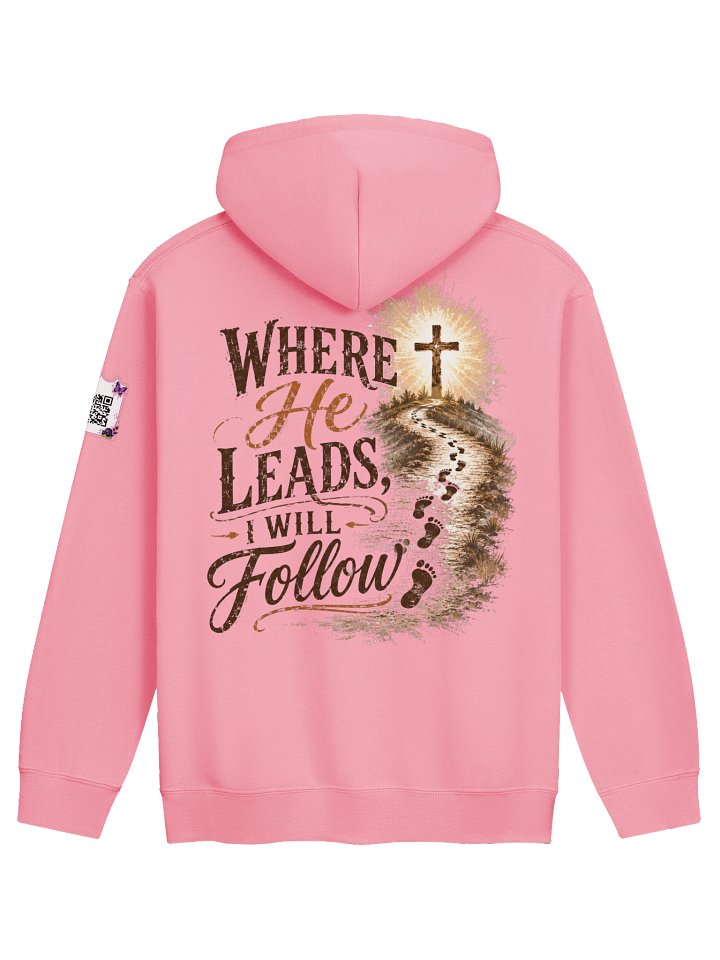 Where He Leads Hoodie w/QR product image (41)