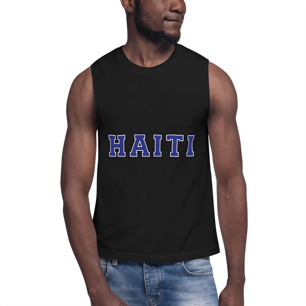 Haiti Varsity Muscle Tank product image (6)