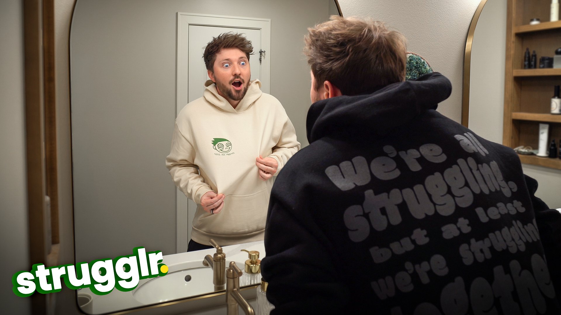 Struggling Together Hoodie - Black product image (3)