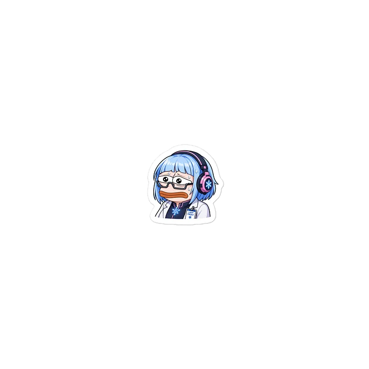 Lady Frost Pepe Emote - Die Cut Sticker product image (2)