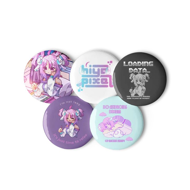 Dreamy Android Sheep Pin Set product image (3)