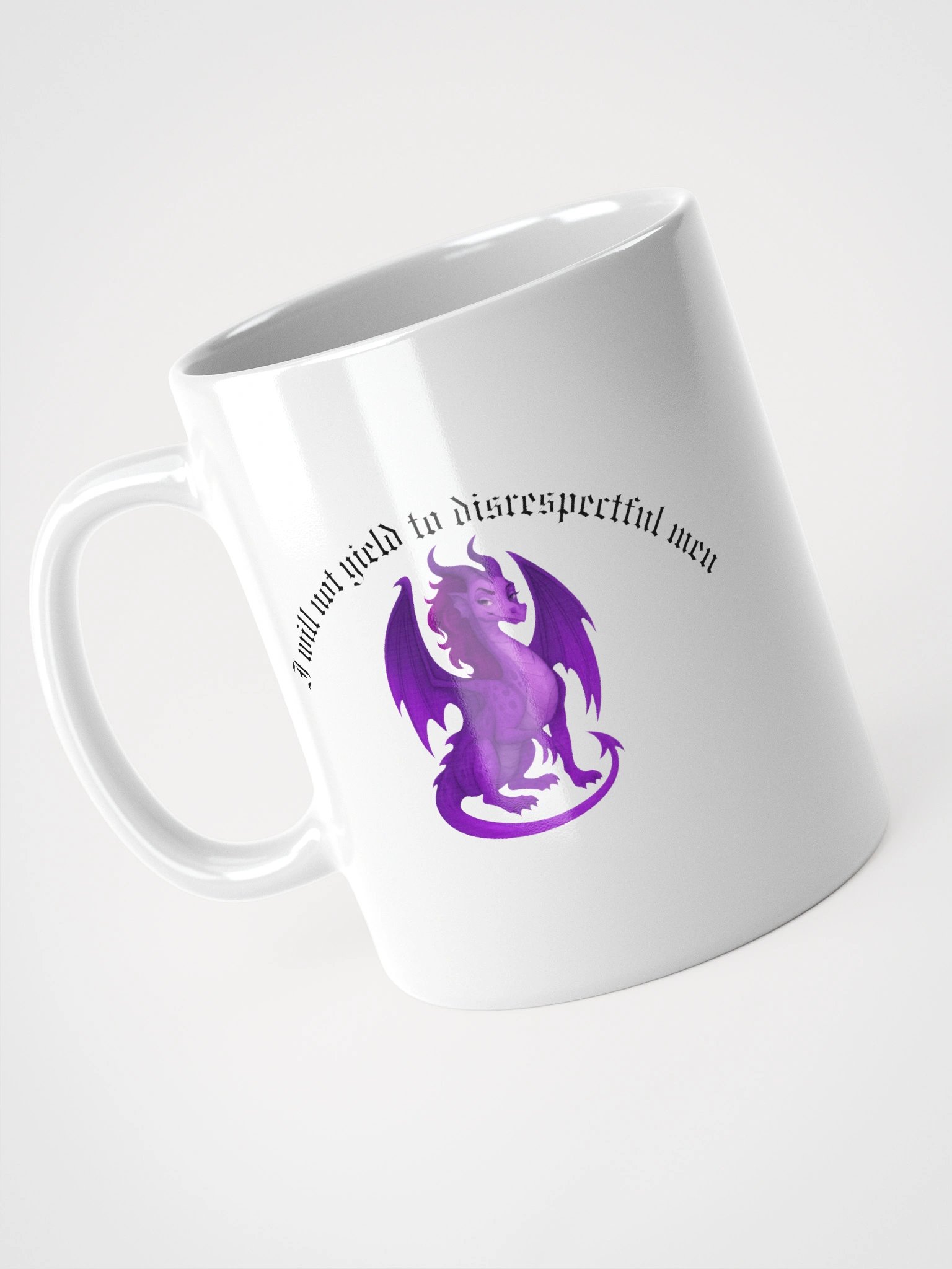 I will not yield dragon mug product image (8)