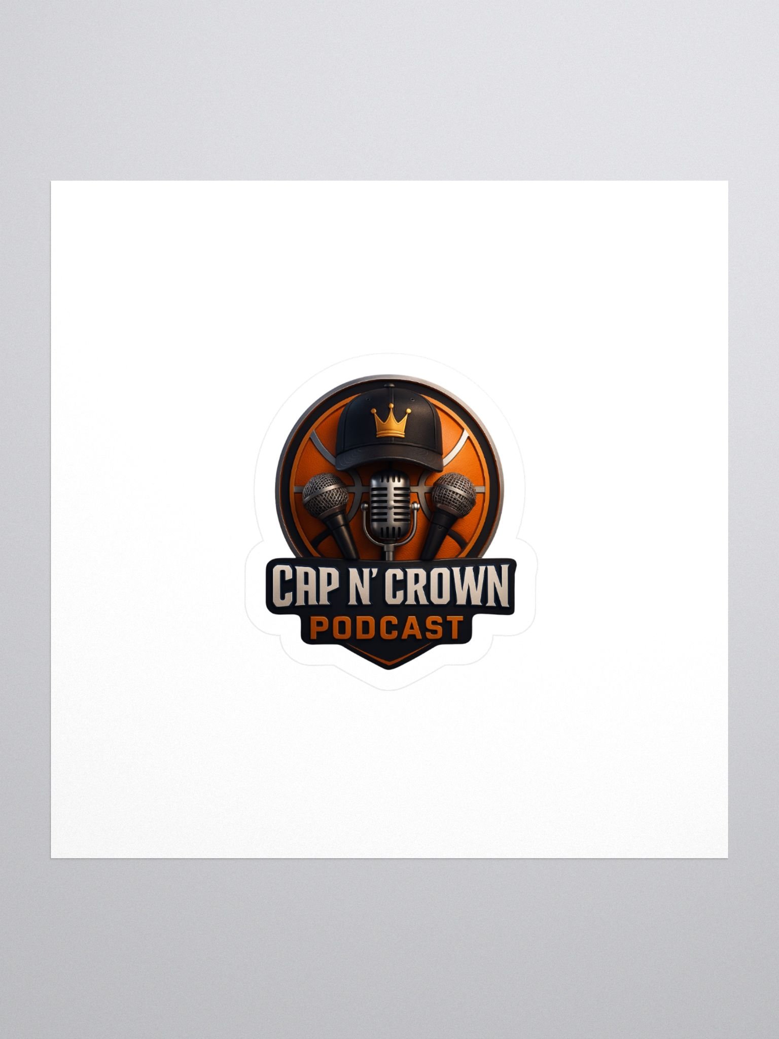 Cap N Crown Logo Sticker (Baltimore) product image (1)