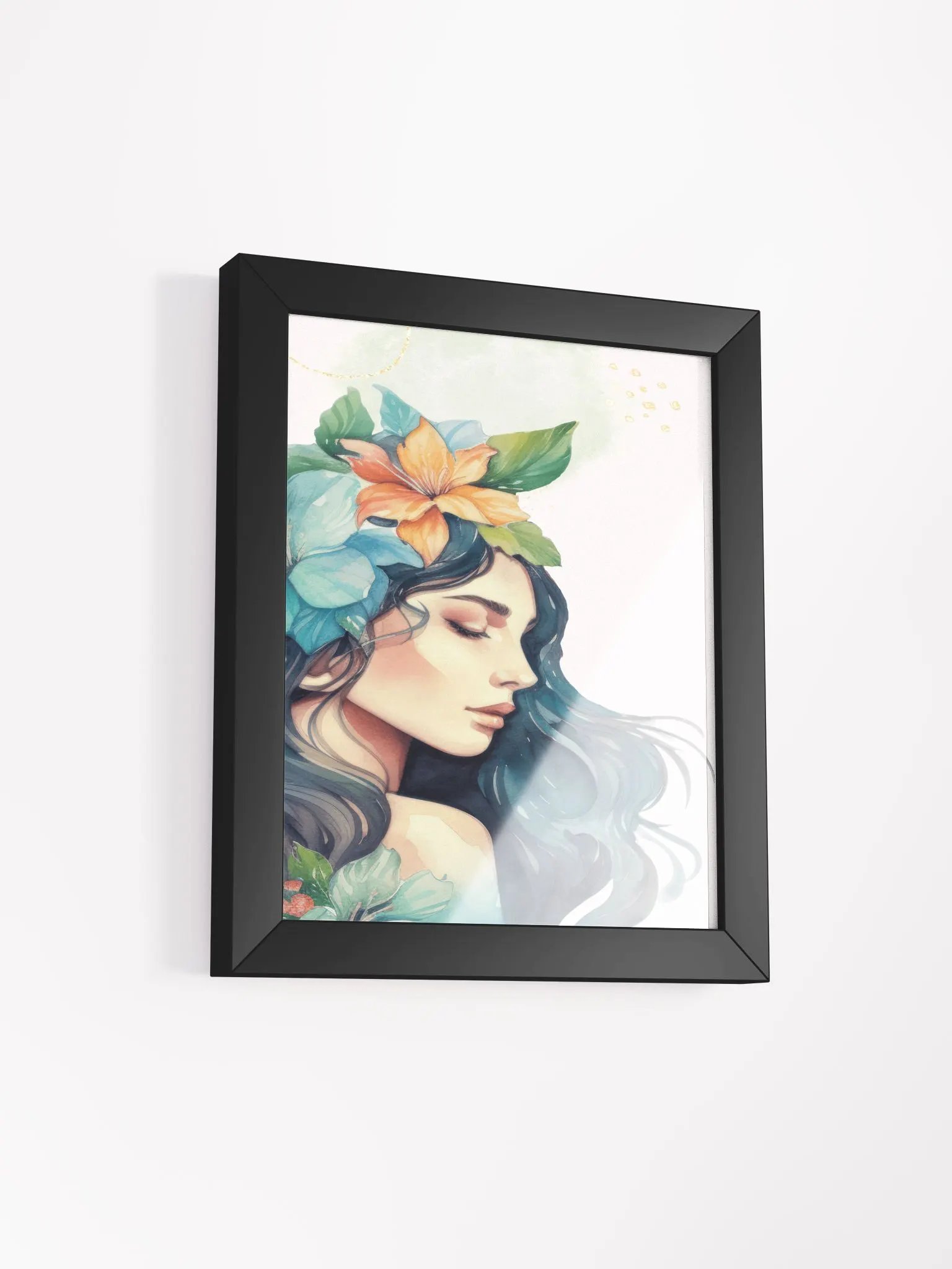 Floral Serenity Framed Poster product image (48)