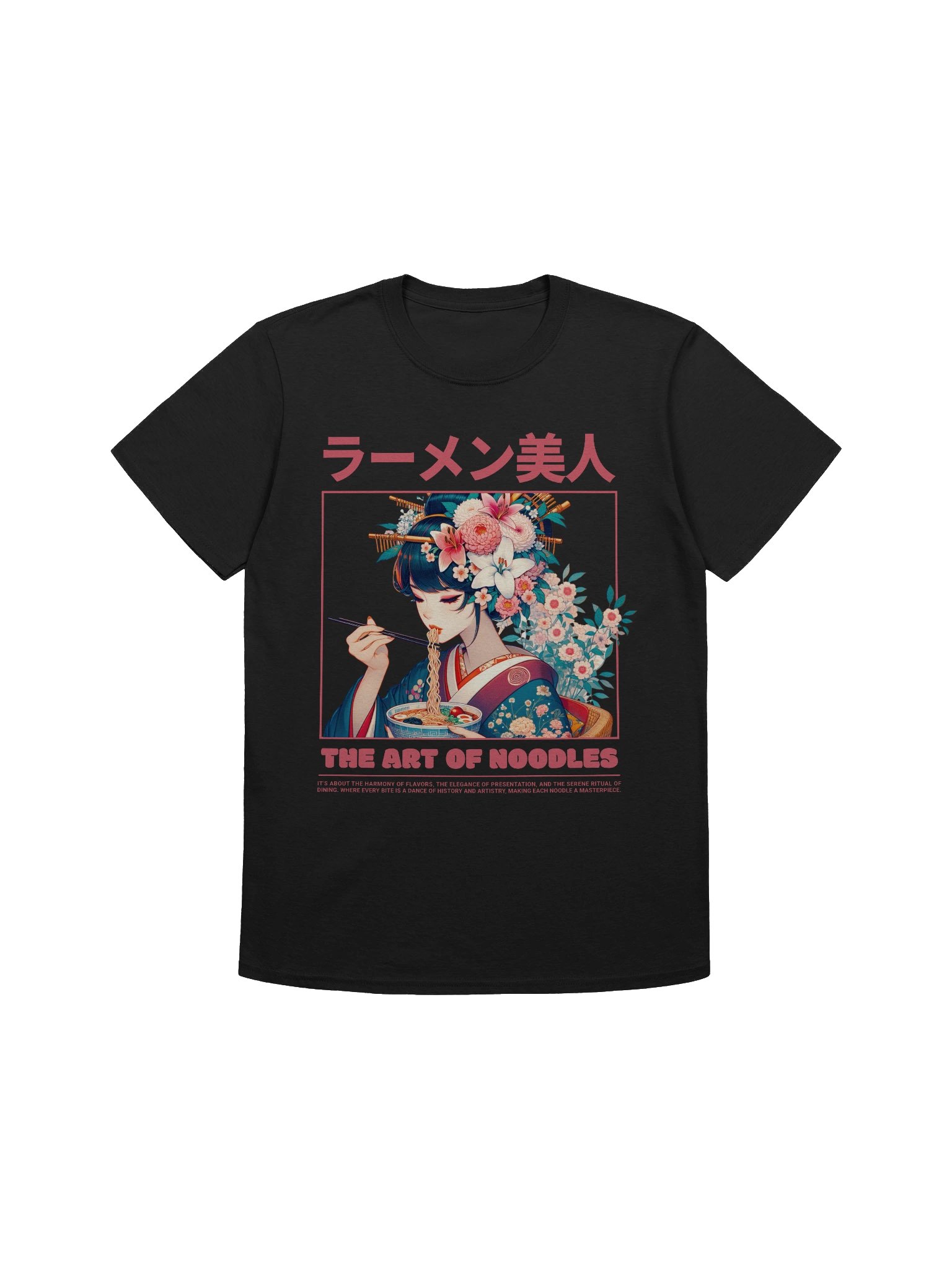 Ramen Art Geisha T-Shirt - Gildan Softstyle product image (1)