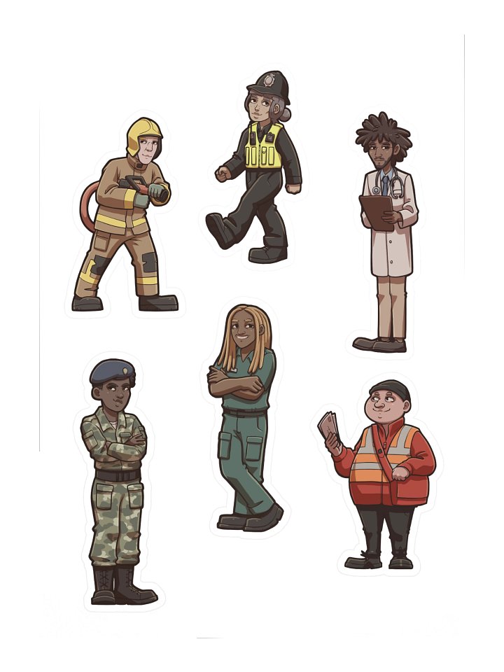 Class of Professionals - Sticker Sheet #3 product image (1)
