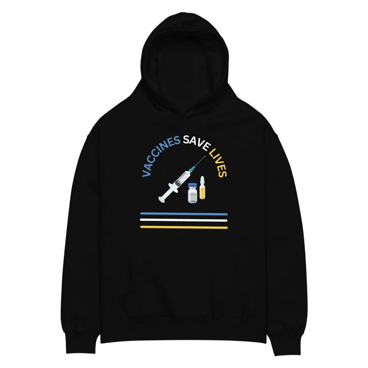 Vaccines Save Lives Oversized Hoodie product image (2)