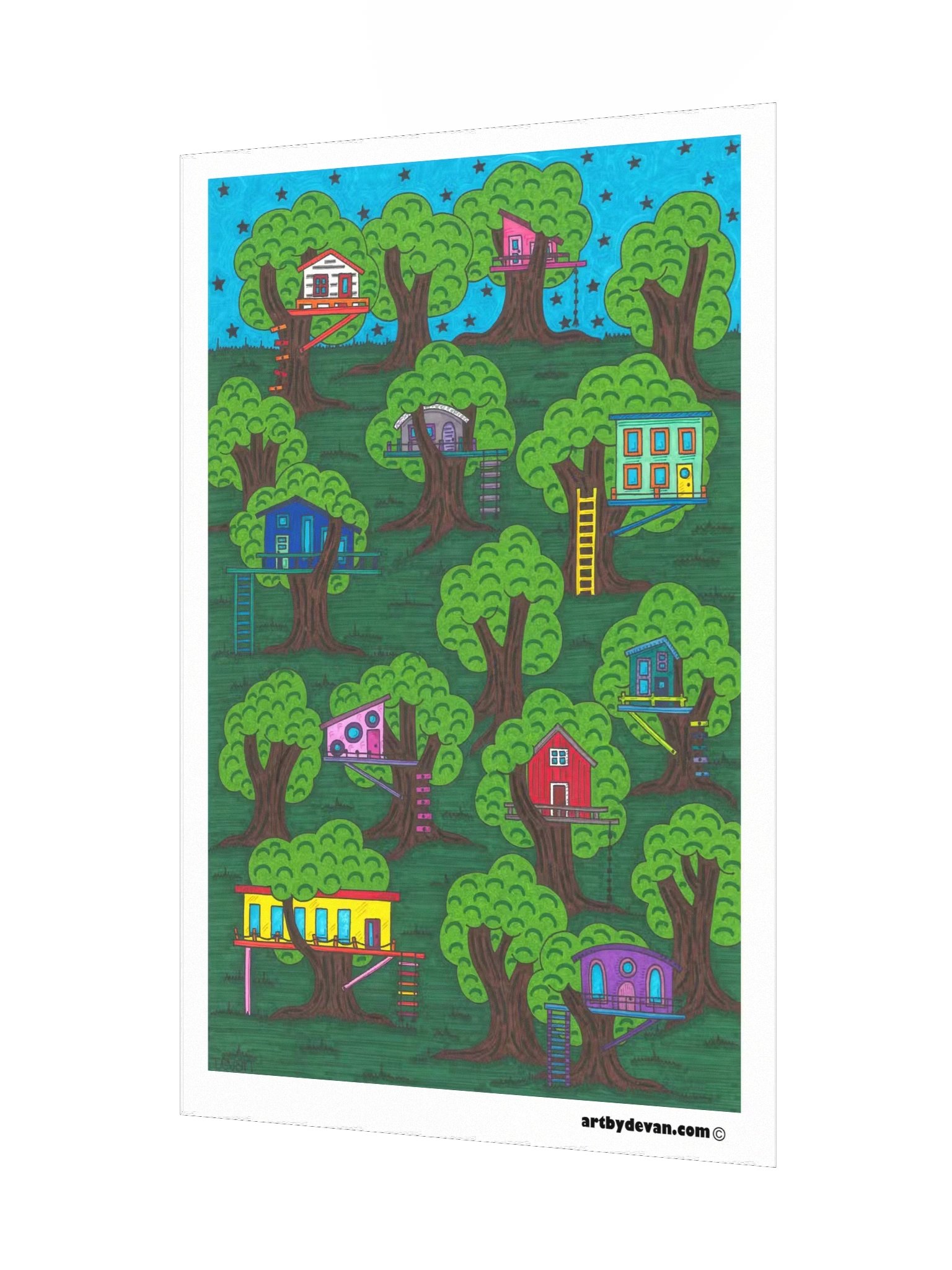 Art Print: Tree Top Village product image (3)