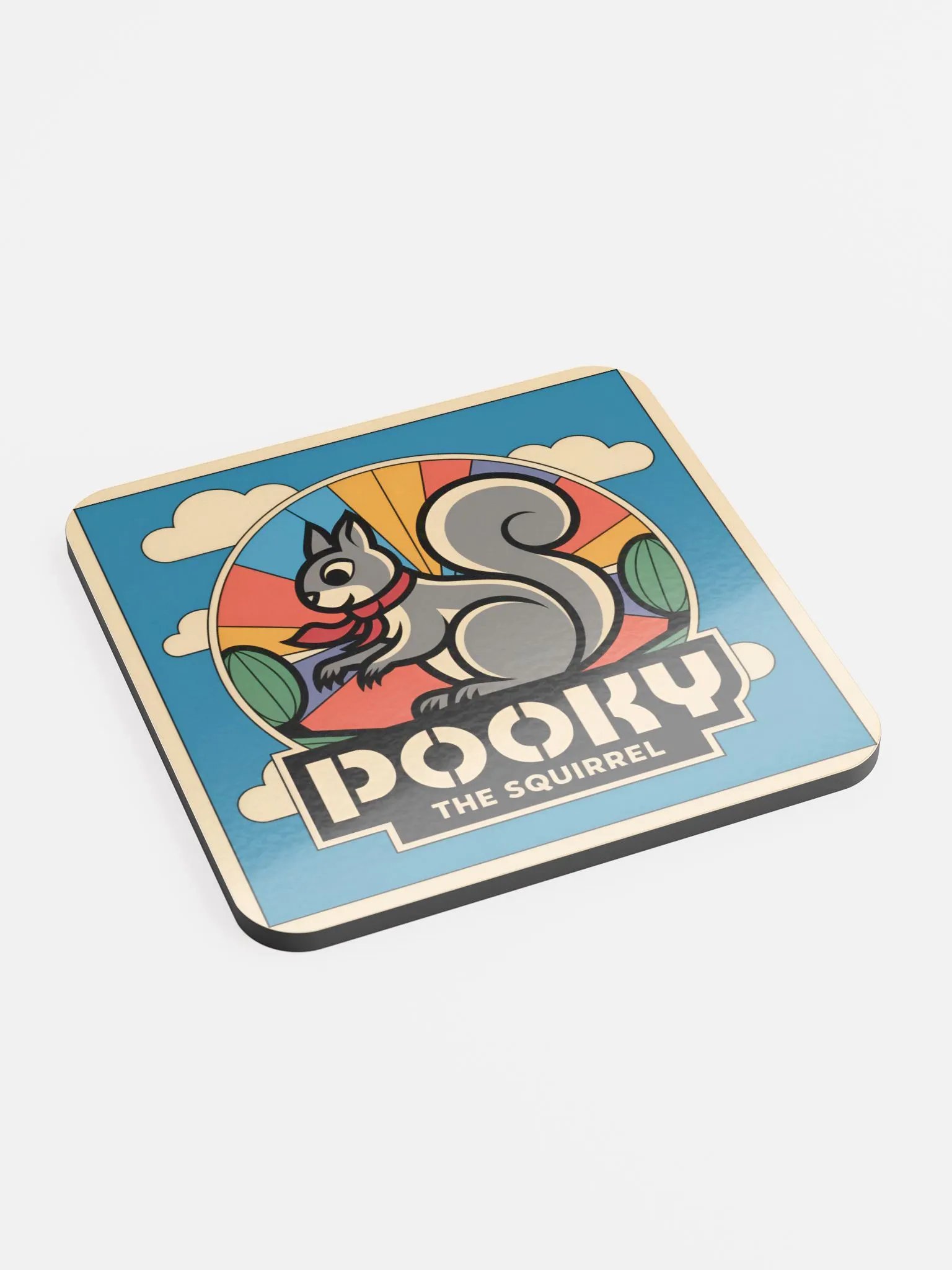 Durable HQ Coaster: Pooky The Squirrel product image (2)