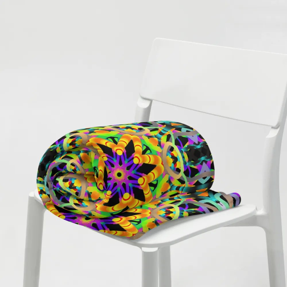 Carnival Kaleidoscope Throw Blanket product image (8)
