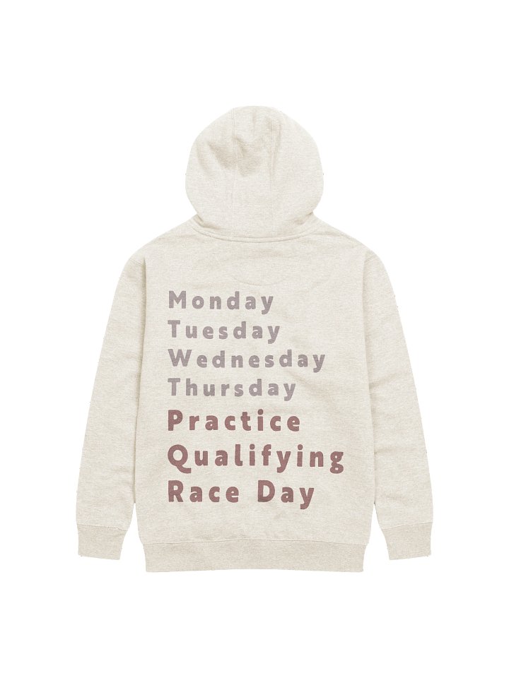 E20 // Race Week Hoodie (Cream) product image (2)