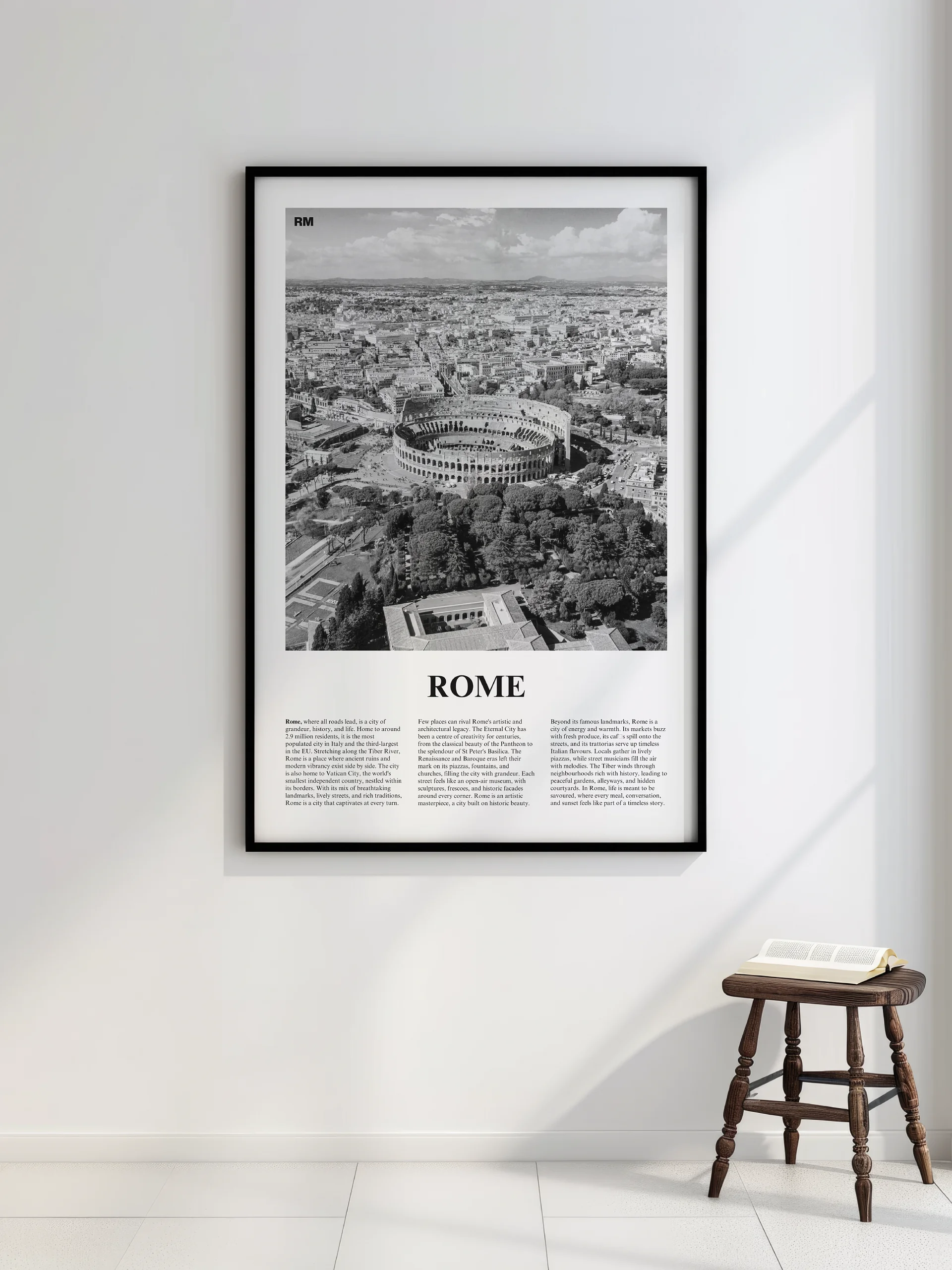 Rome 01 Newspaper Poster product image (2)
