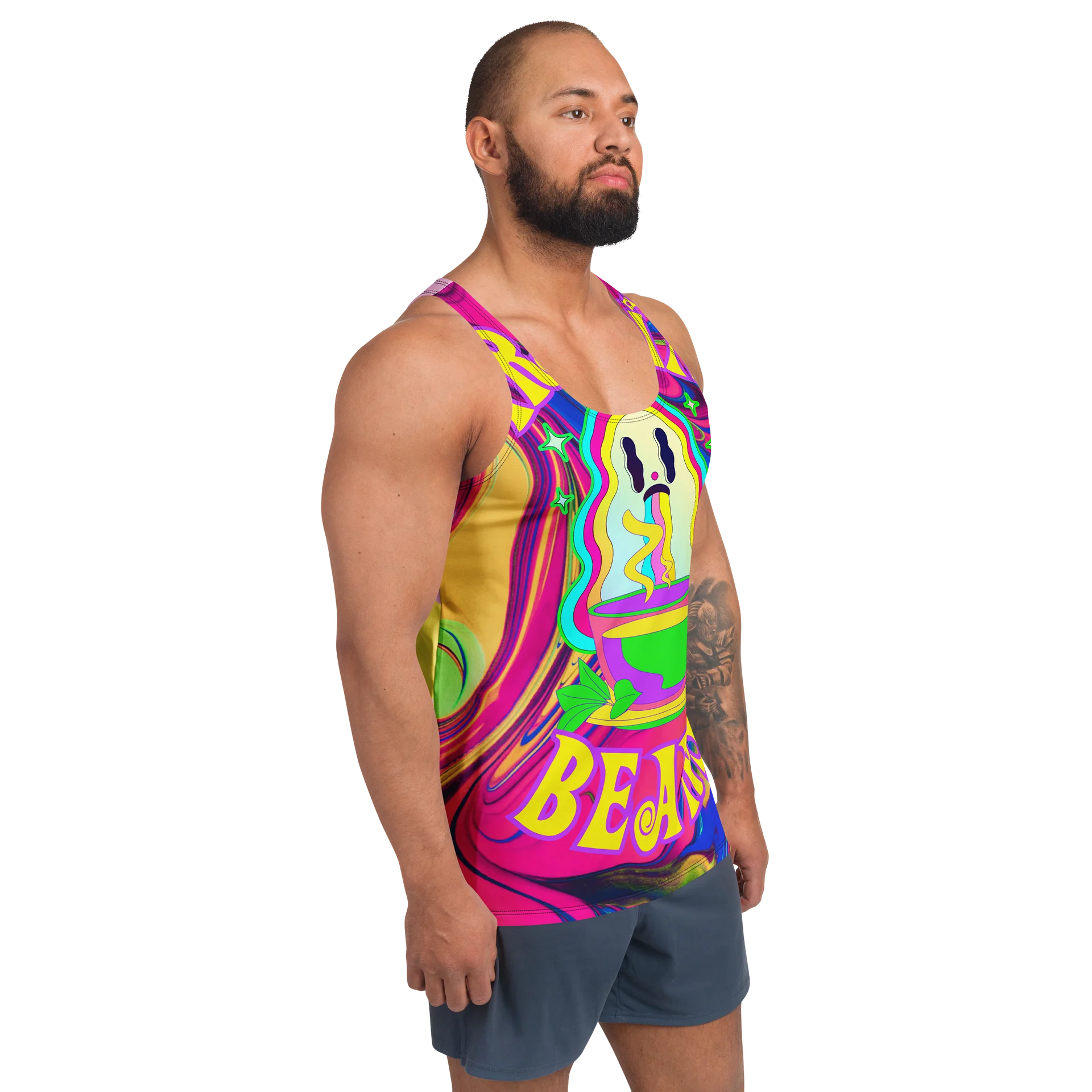 Odd Duck Trippin Beans Full Print Tank Top product image (3)