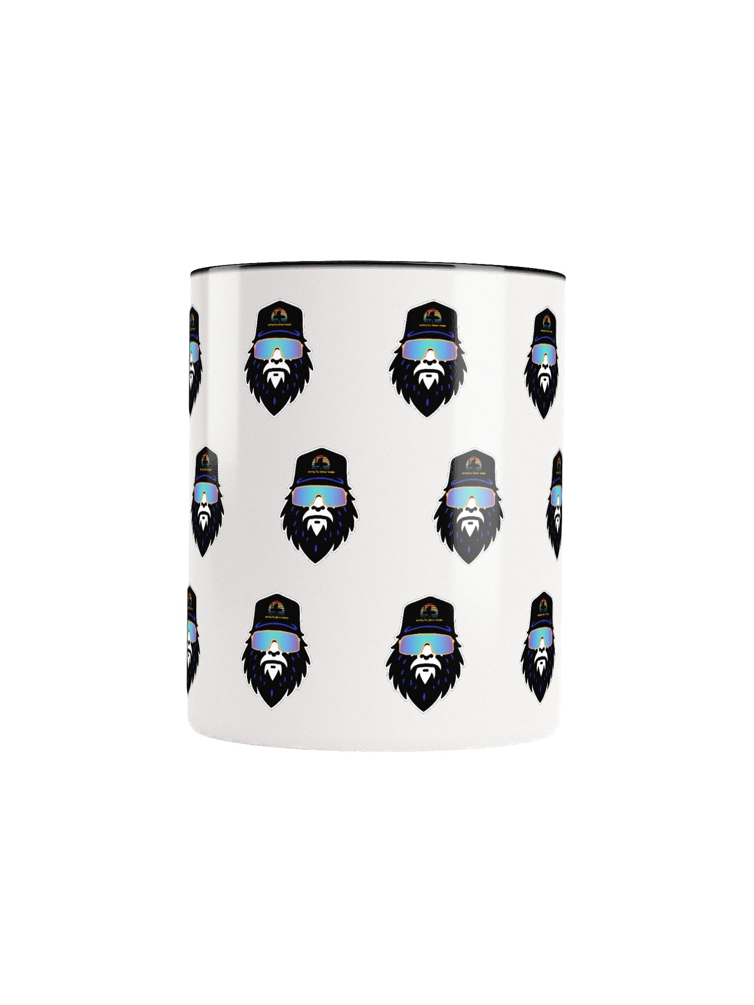 Destination Bigfoot Bronco Bigfoot Monogram Ceramic Mug with Color Inside (Multiple Colors Available) product image (64)
