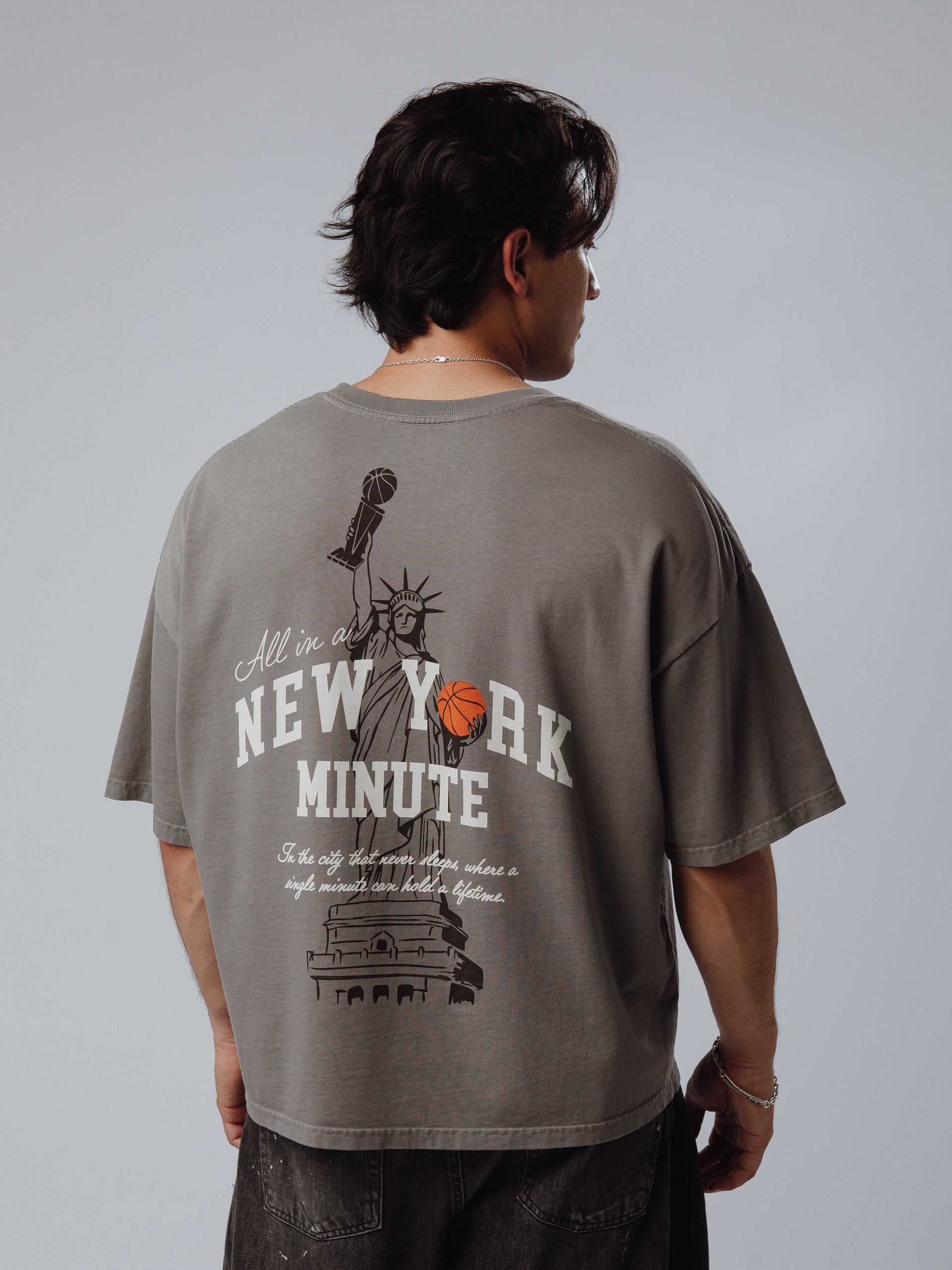 New York Minute 'Lady Liberty' Crop Tee product image (6)