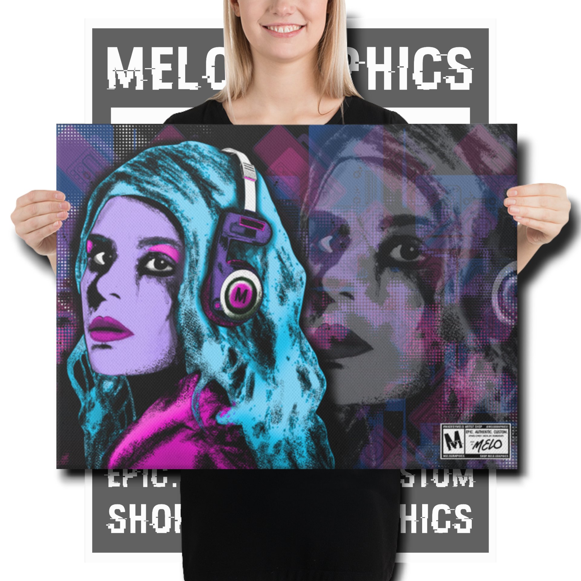 Personal Playlist by MELOGRAPHICS - Canvas Art + Digital Wallpaper | #MadeByMELO product image (4)