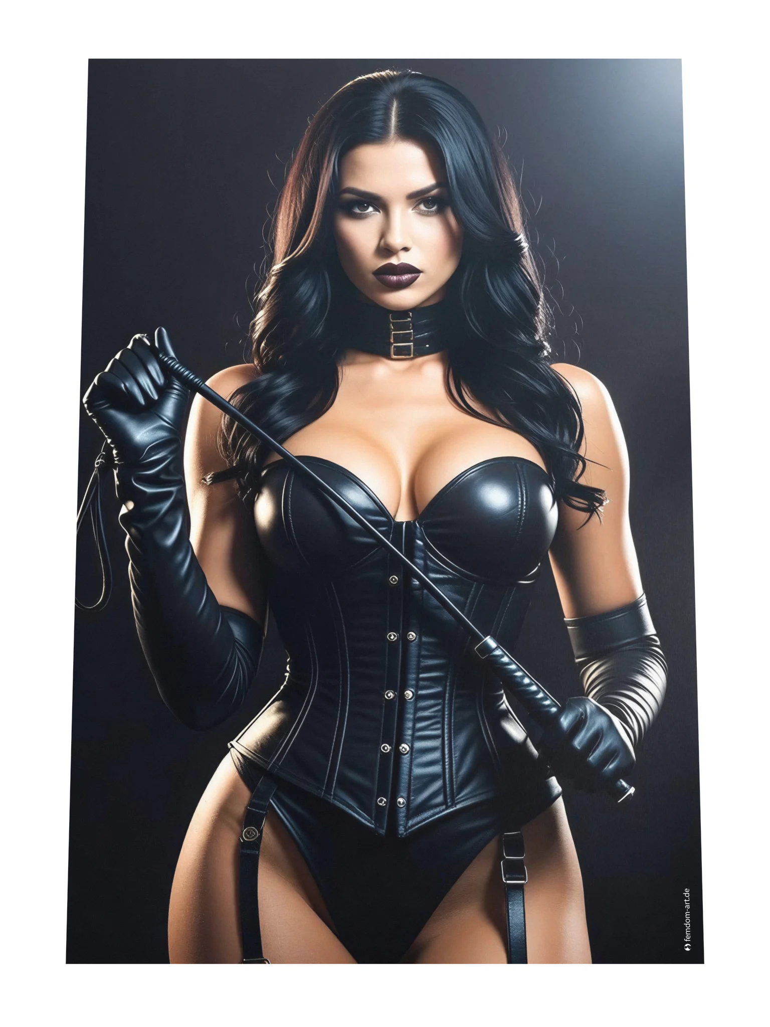 Femdom Poster - Souveräne Verführung – Dunkle Dominanzästhetik product image (5)