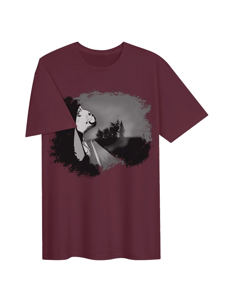 Dog (looking out car window) T-Shirt. Unisex Gildan Softstyle T-Shirt product image (2)