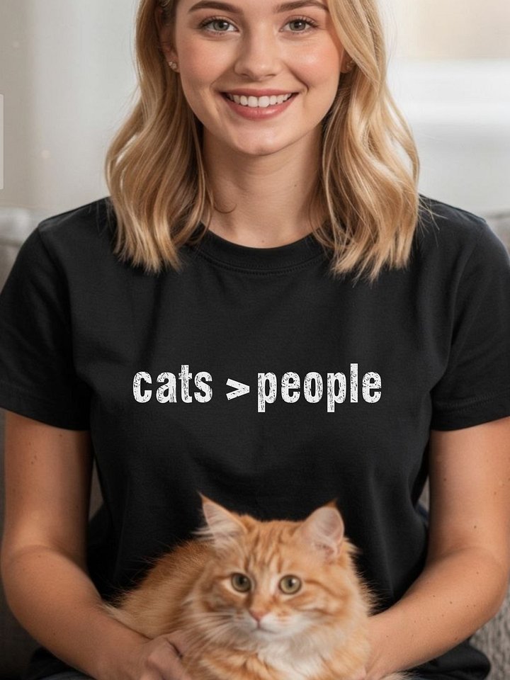 Supersoft Tee cats > people product image (1)