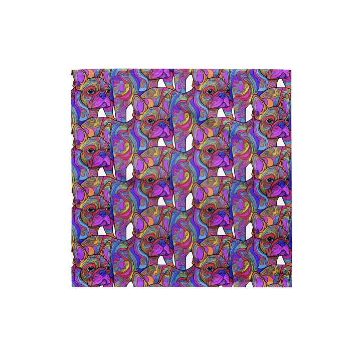 Groovy Frenchie #1 - Bandana product image (1)