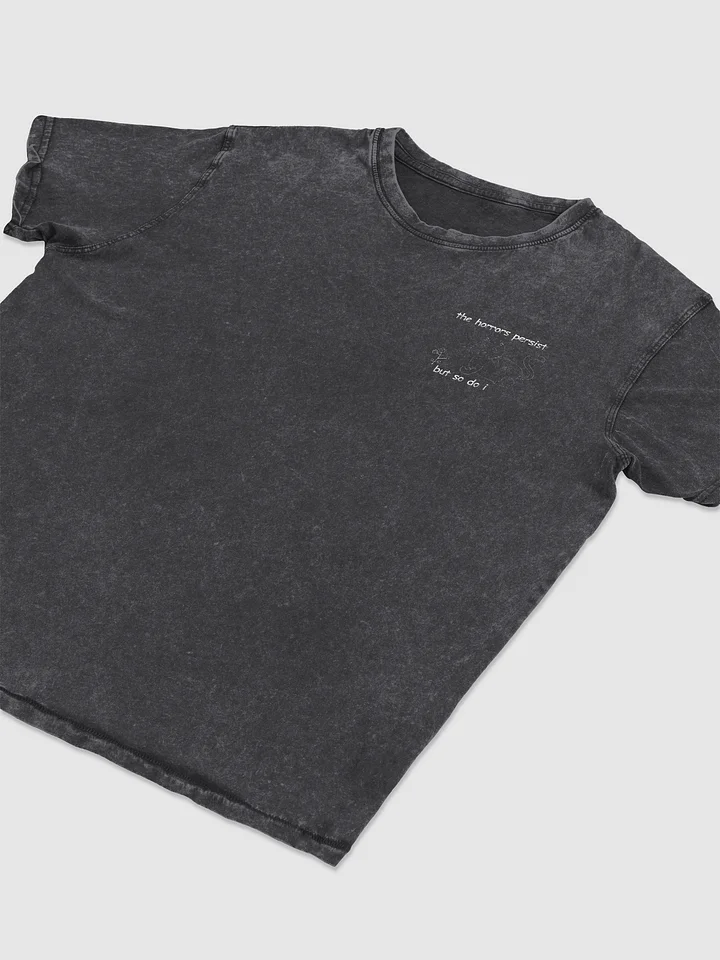 Atari's The Horrors Persist, But So Do I. Embroidered Tee (Side Chest) product image (1)