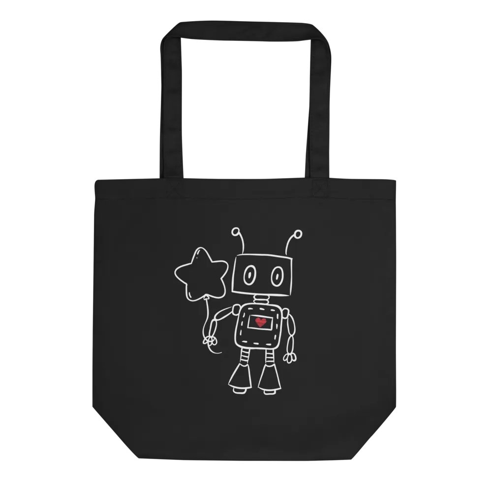 Heart Robot Eco Tote product image (4)
