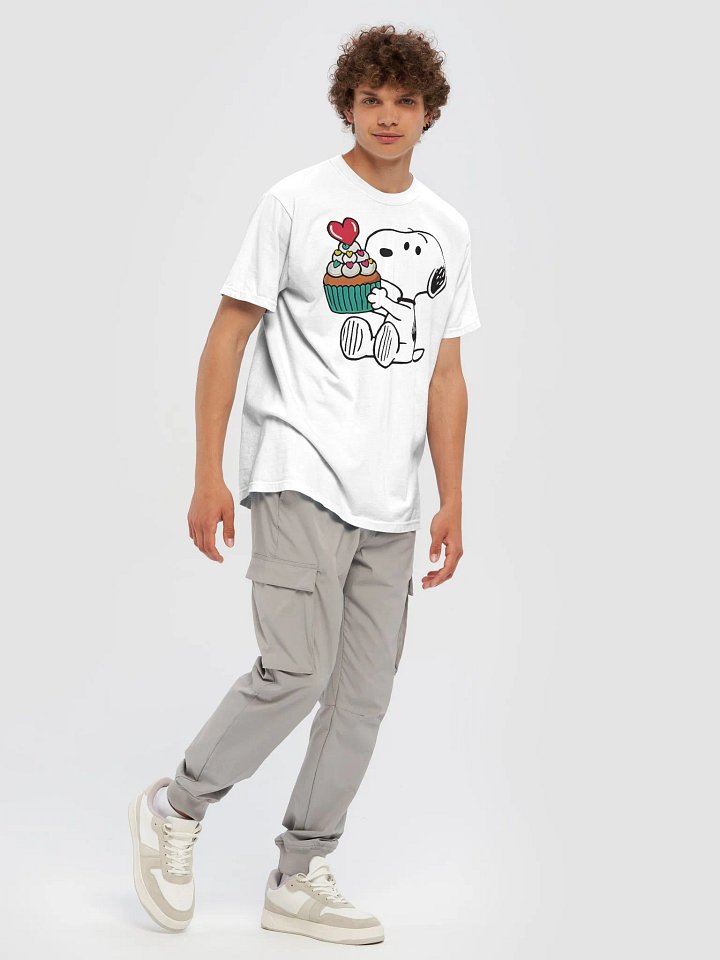 Snoopy Heart Cupcake Shirt product image (1)
