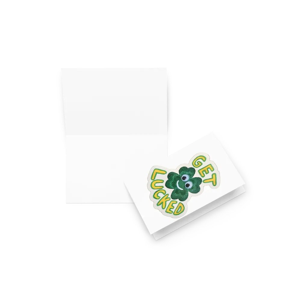 Get Lucked Clover Greeting Card product image (2)