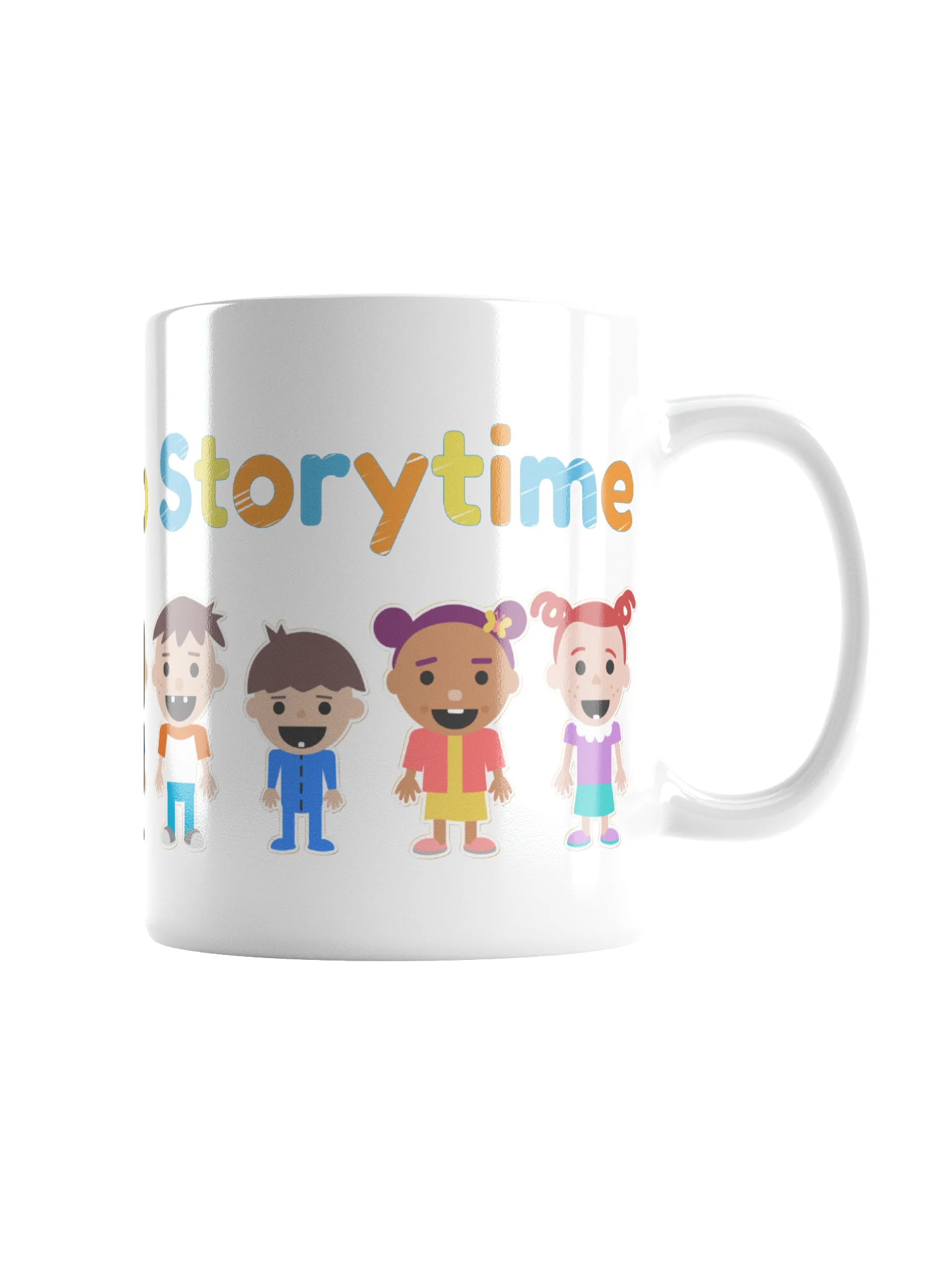 Sunshine Woohoo Storytime Kids White Glossy Mug product image (2)