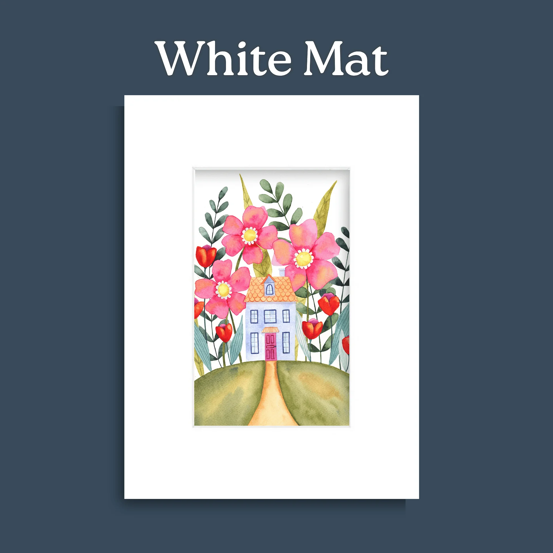 Floral Watercolor Print - Blue in Bloom - The BloomHouse Collection product image (11)