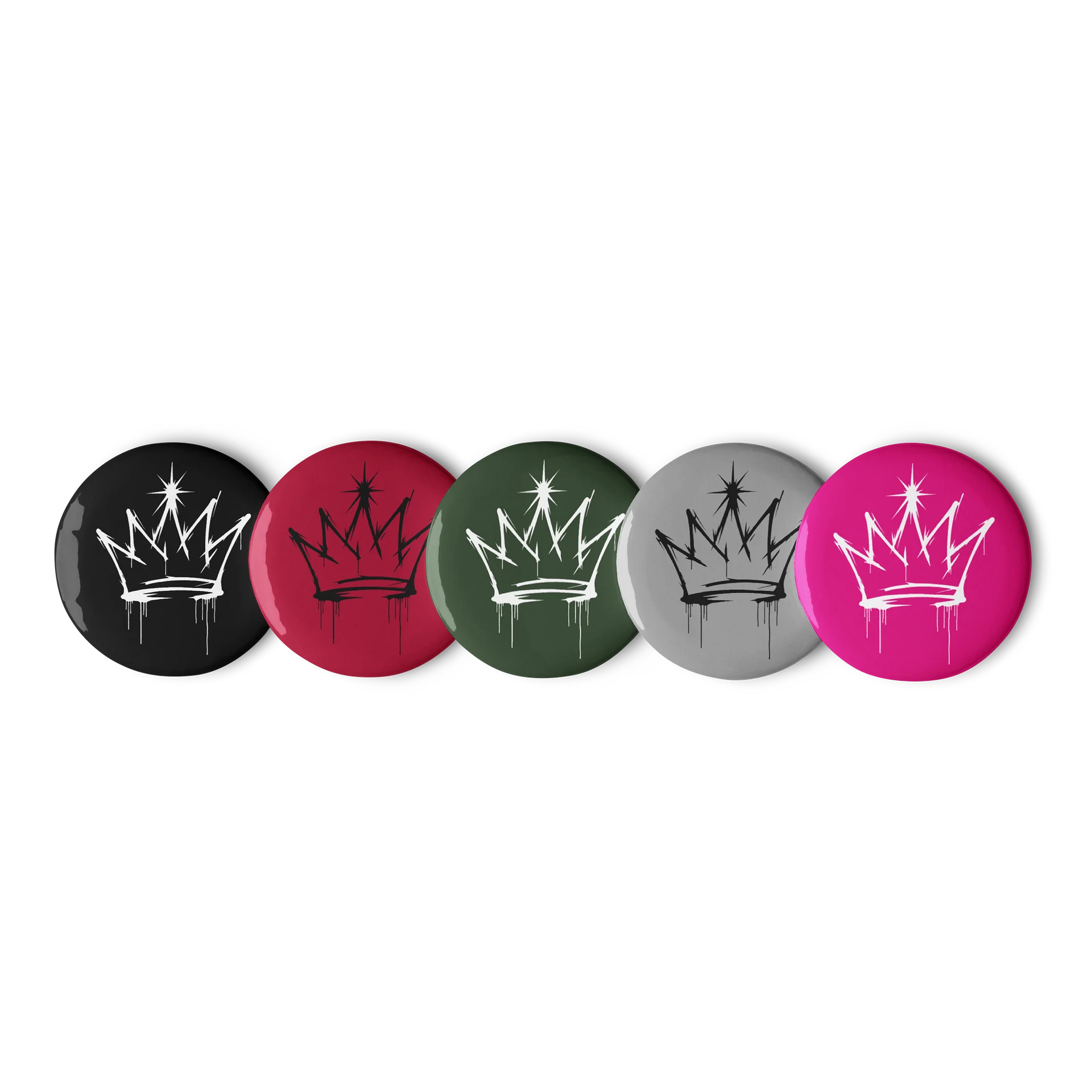 ONE KING Urban Crown Pin Buttons Set product image (1)