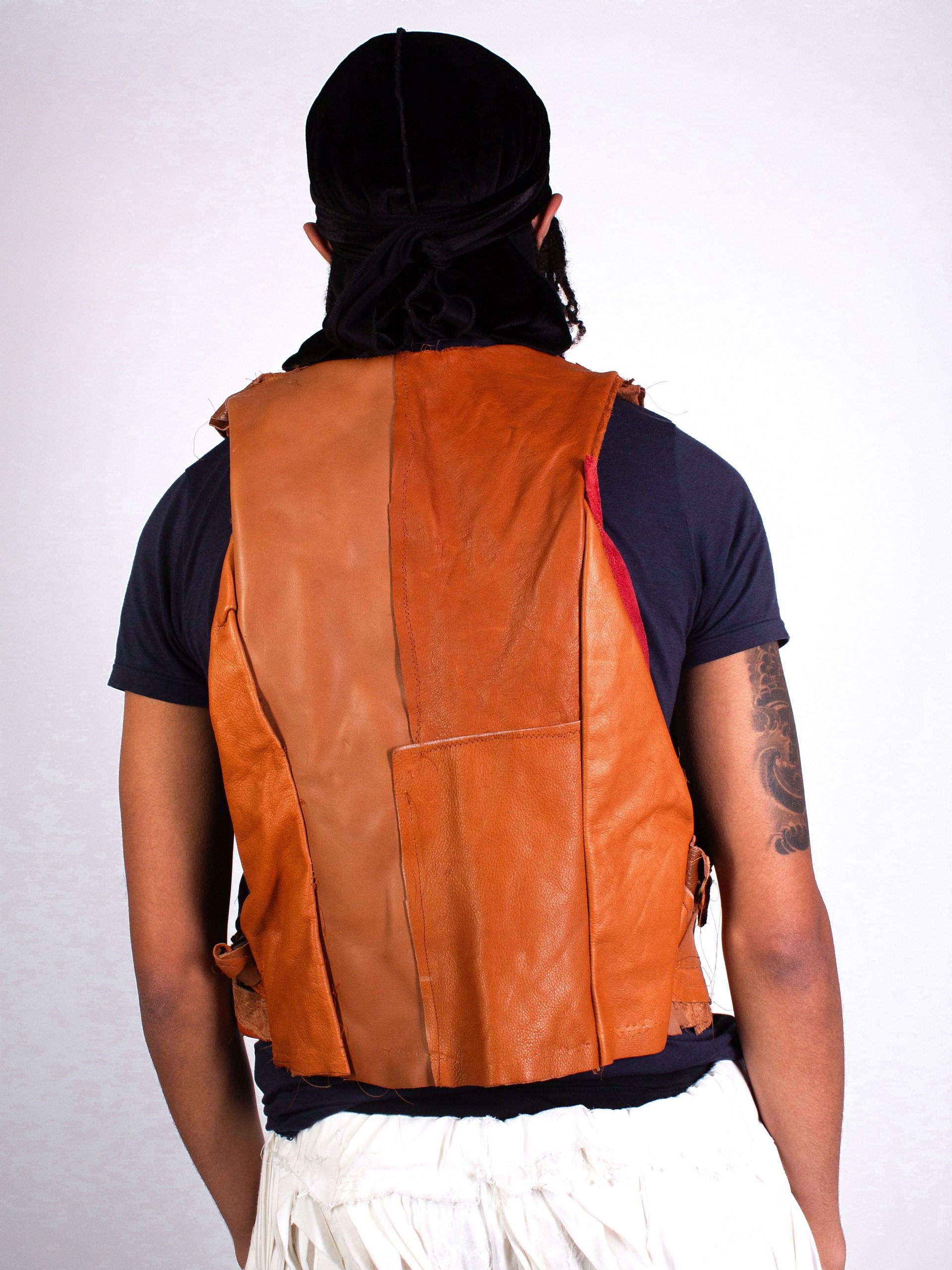 Studio Mid Weight Leather Winter Waistcoat product image (3)