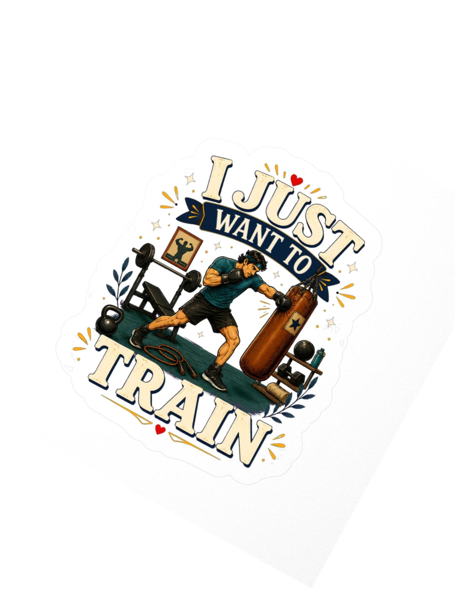 I Just Want To Train Sticker product image (2)
