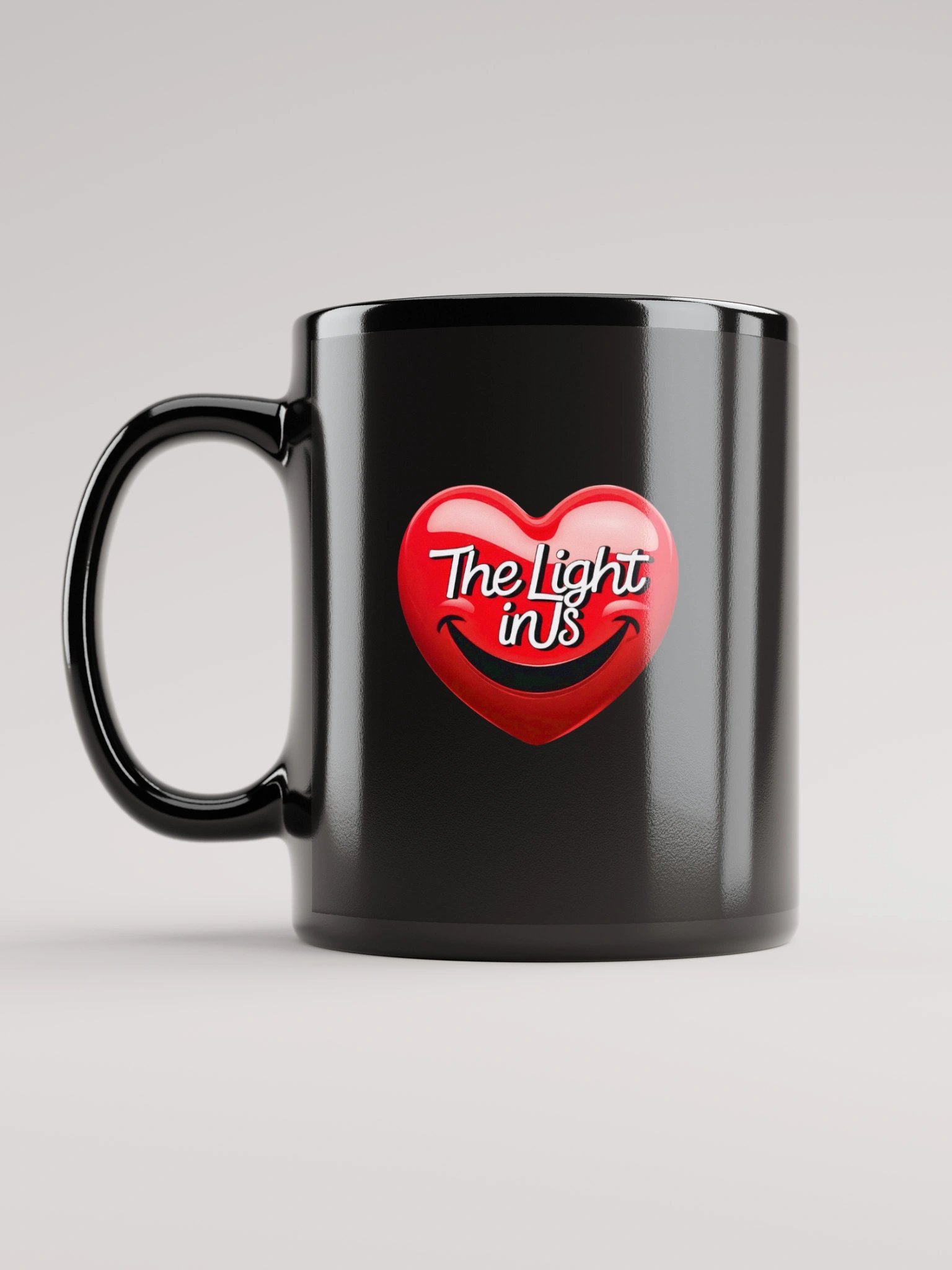 Connected Hearts Black Glossy Mug product image (12)