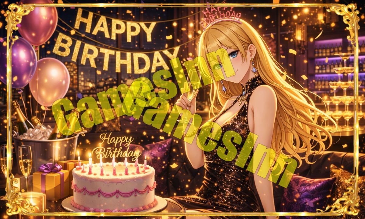 旅舍夜店女王 生日卡No.1 (生日卡卡片) product image (1)